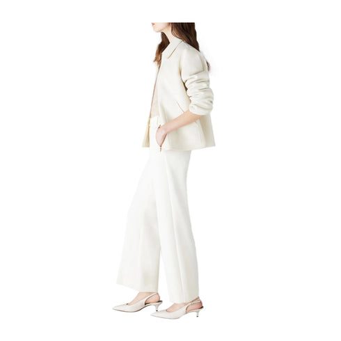 EMME MARELLA Pantaloni Pantalone Donna straight leg Burro - Francavilla Moda